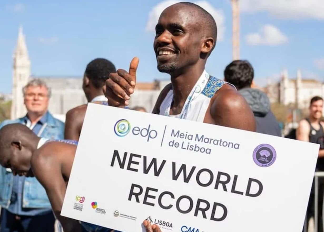 Jacob Kiplimo – Record mundial de Medio Maratón (57 minutos 20 segundos)